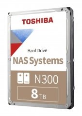 8TB TOSHIBA N300 7200RPM SATA3 128MB HDWG180UZSVA