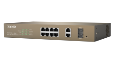 TENDA TEF1210P 8 PORT 10/100 8PORT PoE SWITCH 2GBIT 2SFP 150W