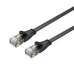 UNITEK CAT6 PATCH KABLO 15MT FLAT 1GBPS, SİYAH (C1814GBK)