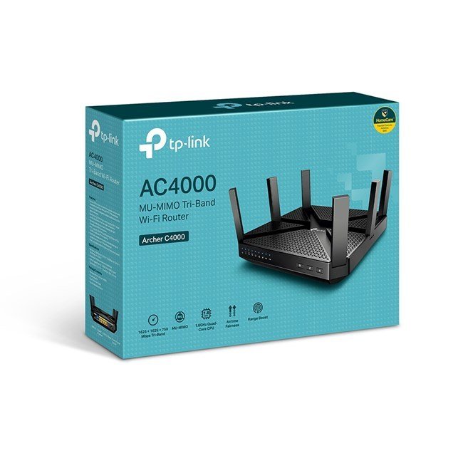 Tp-Link Archer C4000 AC4000 Tri-Band Gigabit Routr