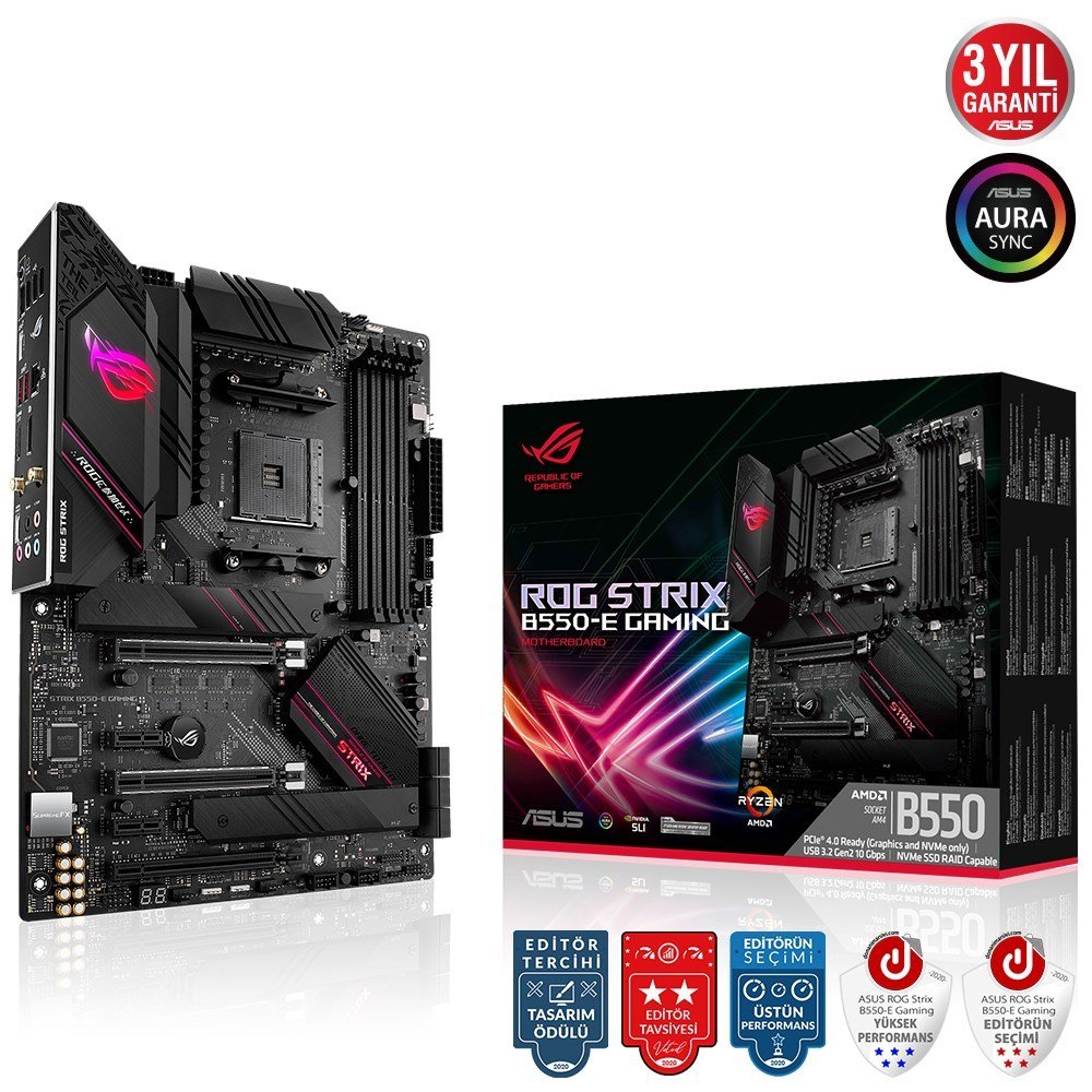 Asus Rog Strix B550-E Gaming AM4 Ryzen DDR4
