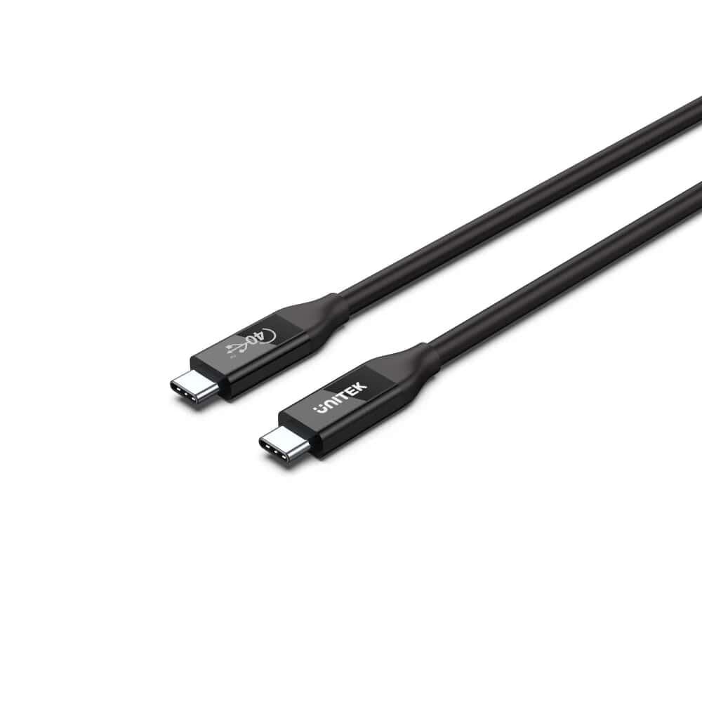 UNITEK USB4 THUNDERBOLT KABLO 0.8MT 40GBPS, 8K60Hz,100W (C14100BK-0.8M)