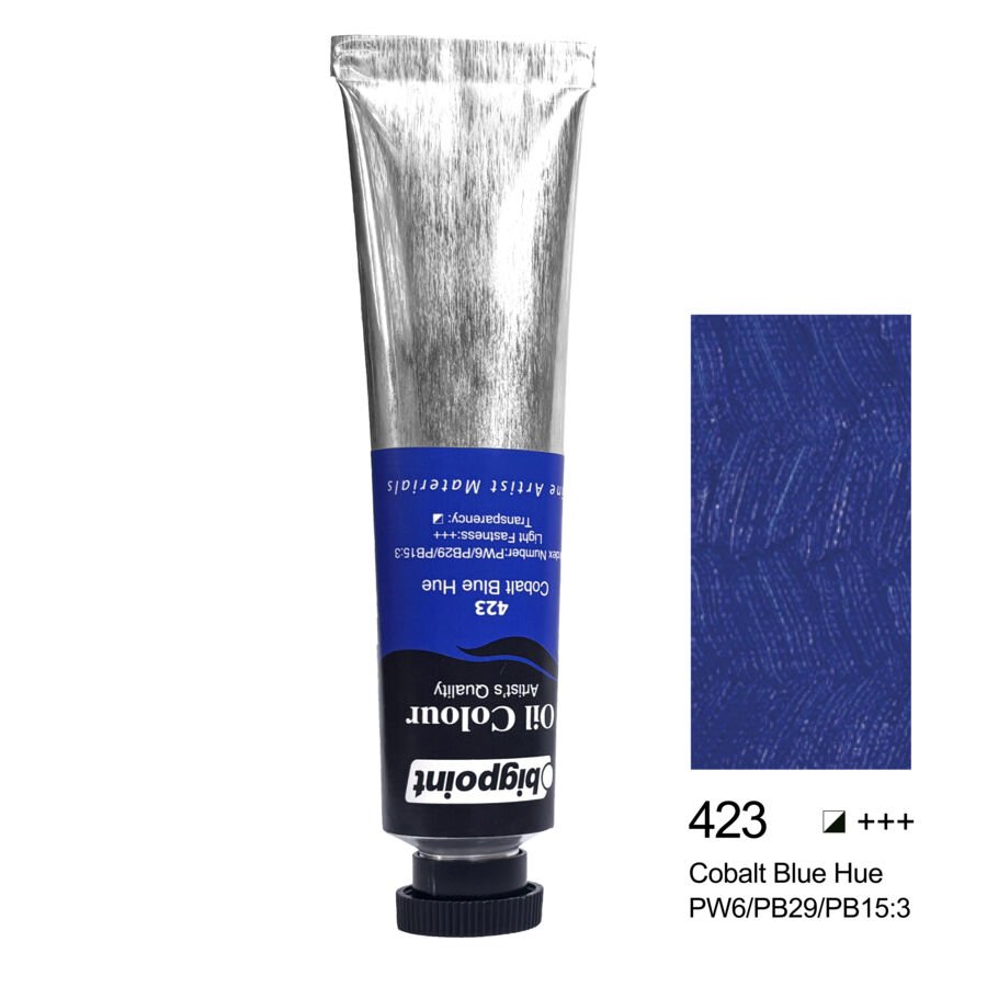 Bigpoint Yağlı Boya 45 ml Cobalt Blue Hue 423 6'lı Kutu