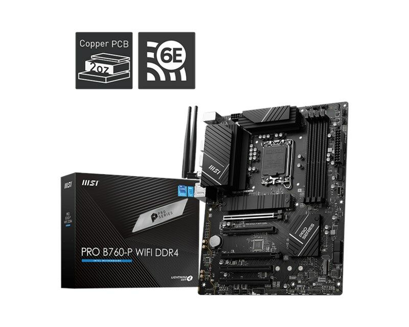 MSI Pro B760-P Wifi D4 1700P Hdmi Dp