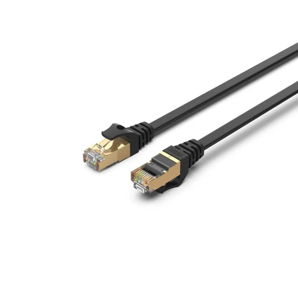 UNITEK CAT7 PATCH KABLO 10MT FLAT 10GBPS (C1897BK-10M)