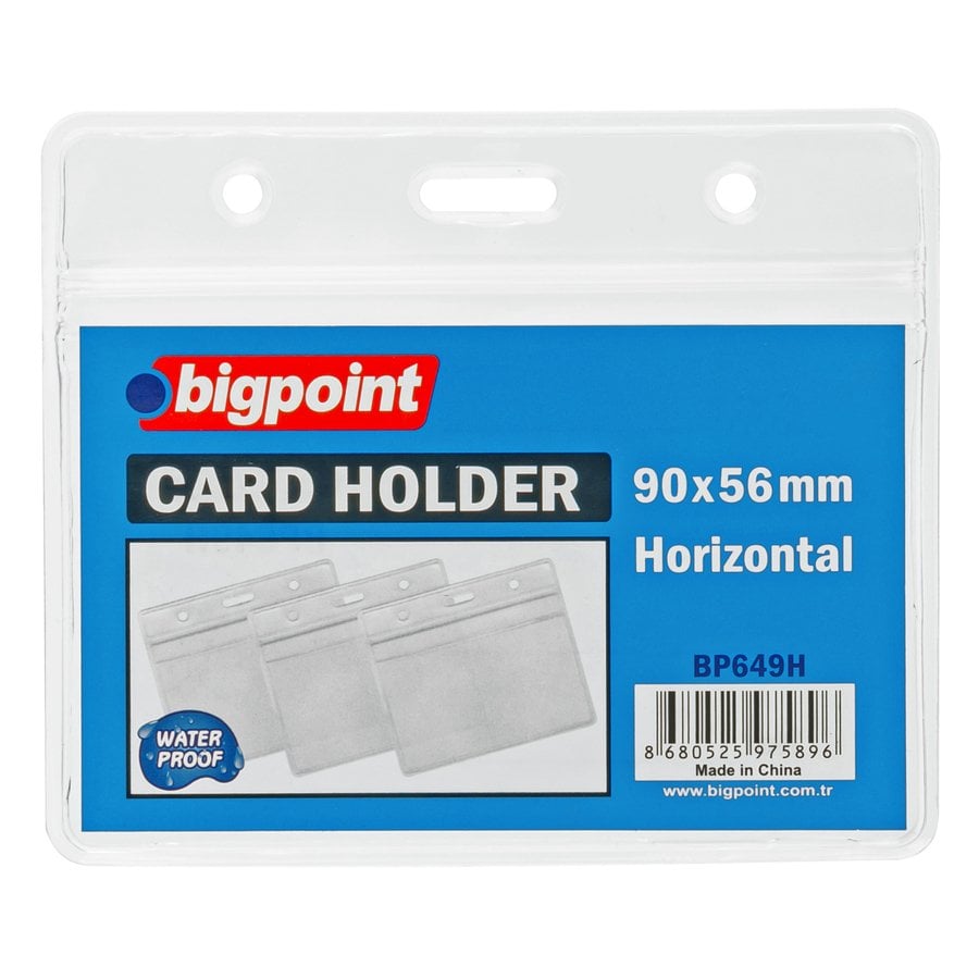 Bigpoint Kilitli Kart Poşeti Yatay 95x58mm 10'lu Poşet