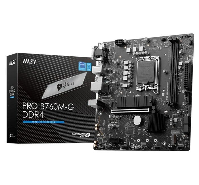 MSI Pro B760M-G D4 1700P Vga Hdmi Dp