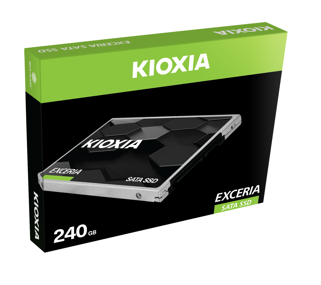 240GB KIOXIA EXCERIA 2.5'' 3D 555/540 MB/sn 3Yıl (LTC10Z240GG8)