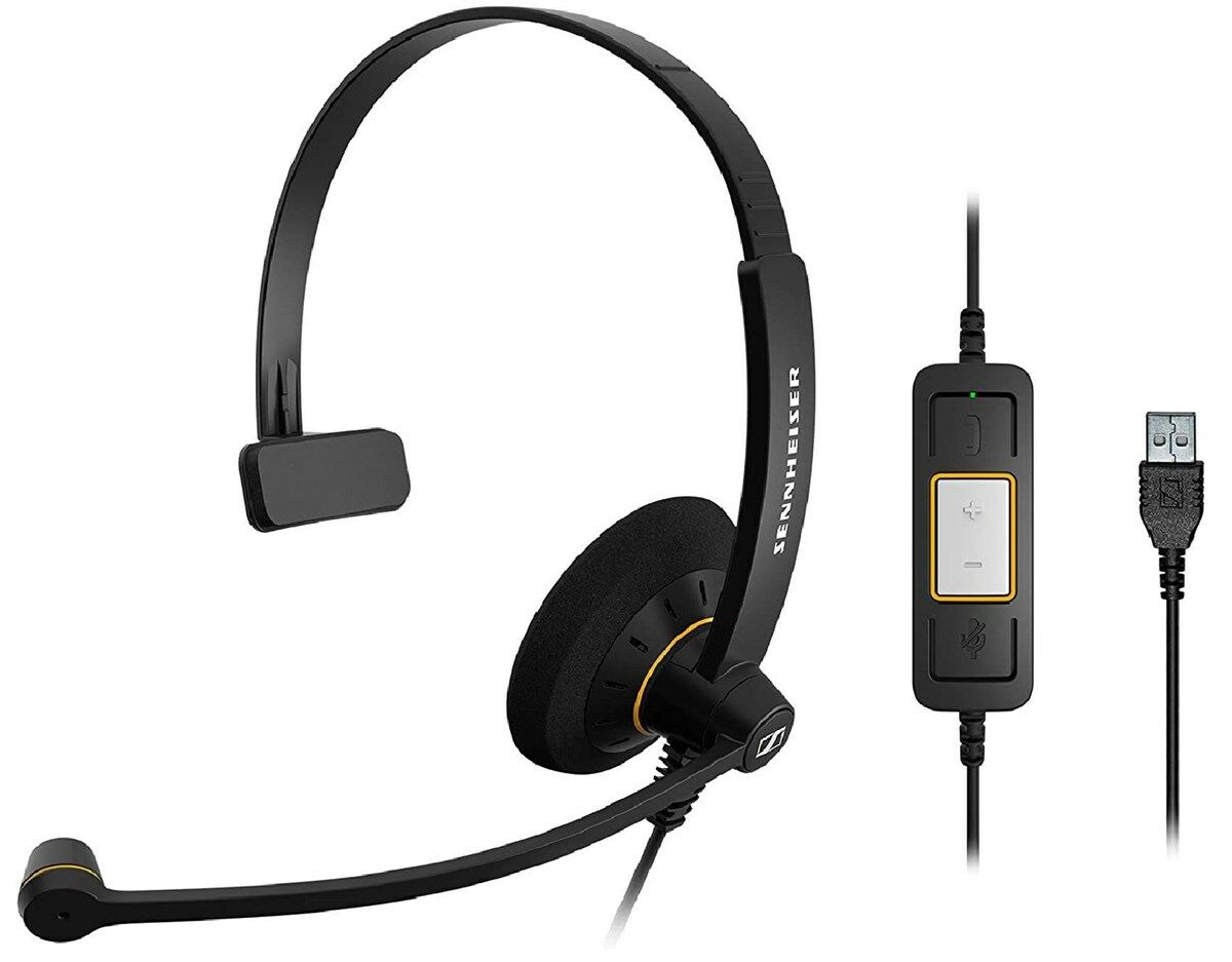 Sennheiser SC-30 USB ML Mono Çağrı Merkezi Kulaklığı (EP-1000550)