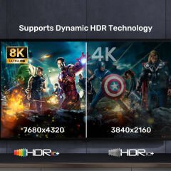 UNITEK HDMI2.1 KABLO 5MT 8K60Hz (C11086GY01-5M)