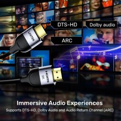 UNITEK HDMI2.1 KABLO 5MT 8K60Hz (C11086GY01-5M)
