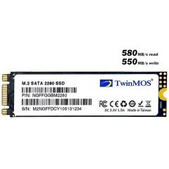 TwinMOS 512GB M.2 SATA3 2280 SSD (580/550Mb/s)
