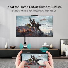 UNITEK WIRELESS 4K60Hz KABLOSUZ GÖRÜNTÜ AKTARICI (V1162B01)
