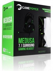 GamePower Medusa Siyah 7.1 Pro Oyuncu Kulaklığı