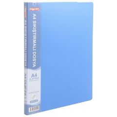 Bigpoint Sıkıştırmalı Dosya A4 Mat Mavi