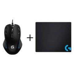 Logitech G300S Oyuncu Mouse + Mouse Pad + Sticker + Bardak Altlığı