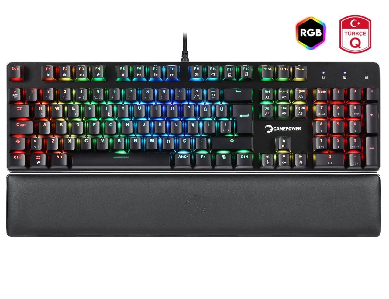 GamePower Ogre Rgb Mekanik Oyuncu Klavyesi Mavi Switch