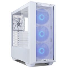 Lian Li Lancool III RGB White 3x140mm ARGB Fan/1x140mm PWM Fan Temperli Cam USB Type-C Mesh Beyaz E-ATX Mid-Tower Gaming Kasa