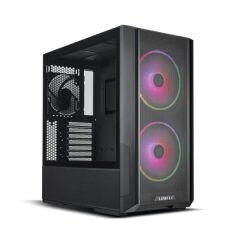 Lian Li Lancool 216 Black 2x160mm ARGB Fan/1x140mm Fan Temperli Cam USB 3.0 Mesh Siyah E-ATX Mid-Tower Gaming Kasa