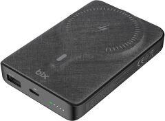 Bix PB105 Siyah 10000 mAh Hızlı Şarj Destekli - Kablosuz - LED Göstergeli Powerbank