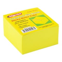 Bigpoint Yapışkanlı Super Sticky Küp Sarı 400 Yaprak 6'lı Paket