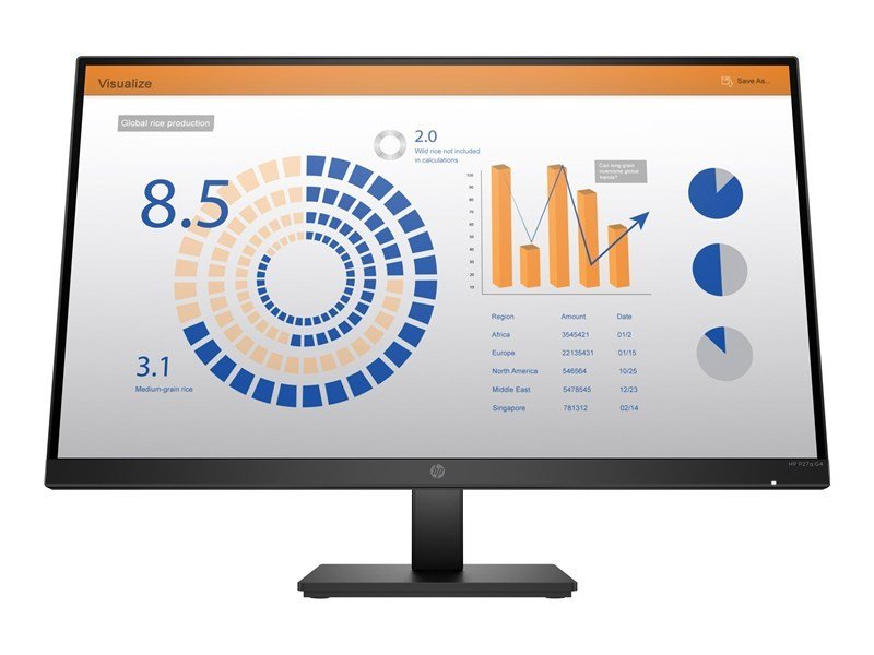HP 27'' P27q G4 8MB11AS 5ms QHD Pivot Vesa IPS