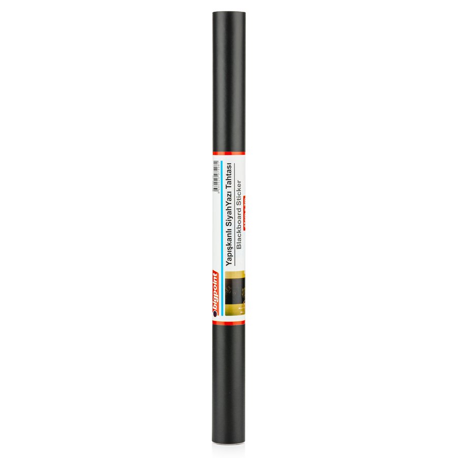 Bigpoint Yapışkanlı Siyah Yazı Tahtası Folyosu 45x200cm 12'li Kutu