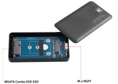 Everest HDC-M210 Hrci Usb3.0 M2 NGFF/MSATA HDD Kts