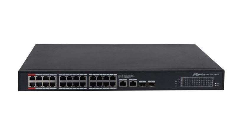 Dahua PFS3228-24GT-360 24 Port Yönetilemez PoE