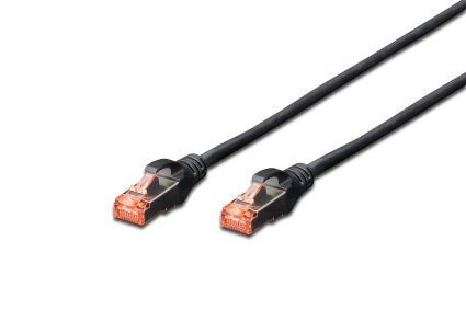 Digitus DK-1644-010/BL S/FTP Cat6 Siyah Kablo (1m)