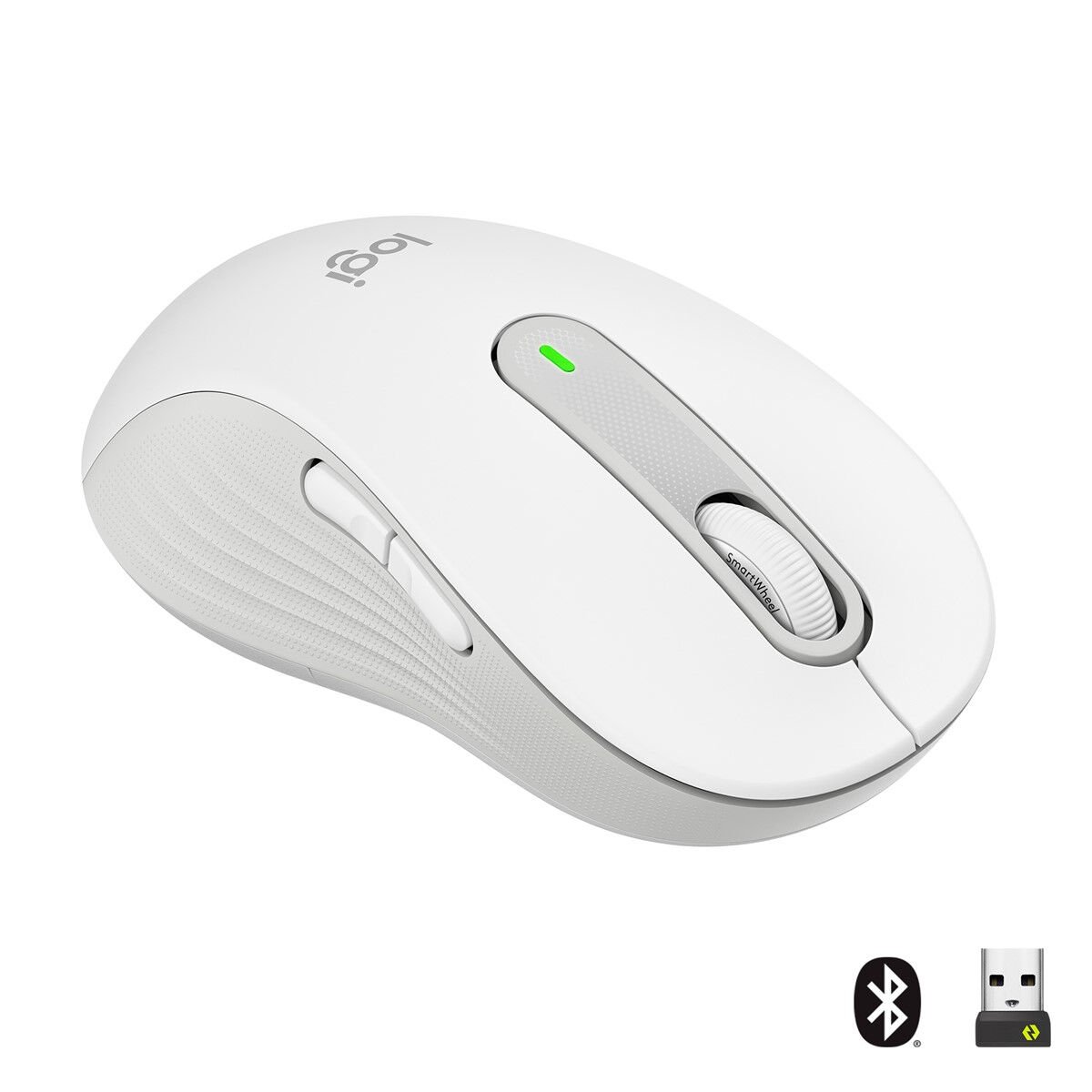 Logitech M650 Signature 910-006240 Beyaz Büyük Boy Sol El Sessiz Optik Kablosuz Mouse