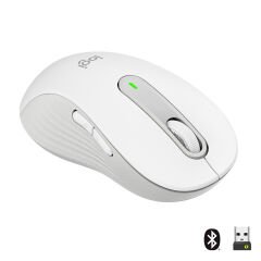 Logitech M650 Signature 910-006240 Beyaz Büyük Boy Sol El Sessiz Optik Kablosuz Mouse