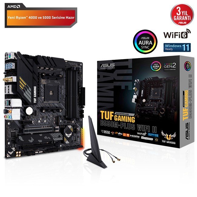 Asus Tuf Gaming B550M-Plus Wifi II AM4 Ryzen DDR4
