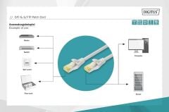 Digitus DK-1644-A-010 Cat 6A S/FTP 1m Gri
