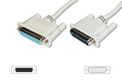 Digitus AK-610201-050-E 5M D-Sub25 M/F Veri Kb