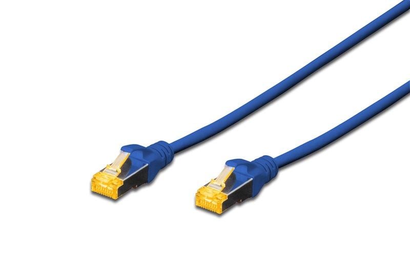 Digitus DK-1644-A-010/B S/FTP Cat6A Mavi Kablo(1m)