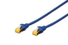 Digitus DK-1644-A-010/B S/FTP Cat6A Mavi Kablo(1m)