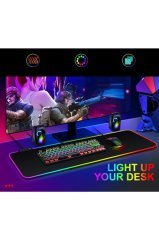 NightSilver Silverpad 700x300mm RGB Pro Gaming Oyuncu MousePad - Kaymaz Tabanlı