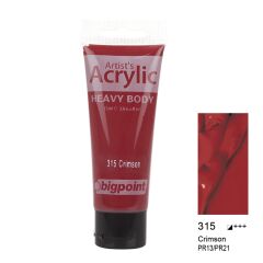 Bigpoint Akrilik Boya 75 ml Crimson 315