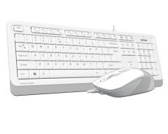 A4-Tech F1010 Beyaz USB Klavye Mouse Set - MM