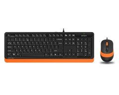 A4-Tech F1010 Turuncu USB Klavye Mouse Set - MM