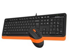 A4-Tech F1010 Turuncu USB Klavye Mouse Set - MM