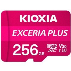 Kioxia 256GB Micro SDXC U-1V30 100/80 LMPL1M256GG2