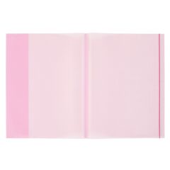 Bigpoint A4 Hazır Defter Kabı 5'li Paket Şeffaf Kırmızı 25'li Kutu