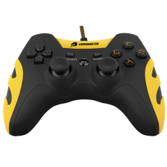 GameBooster GB-J54Y PS3 / PC Uyumlu Sarı Kablolu Dualshock Titreşimli Gamepad