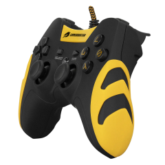 GameBooster GB-J54Y PS3 / PC Uyumlu Sarı Kablolu Dualshock Titreşimli Gamepad
