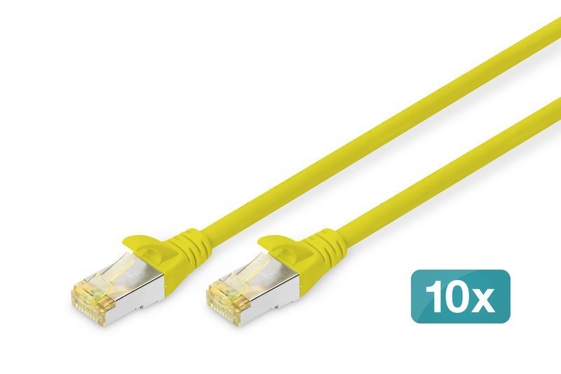 Digitus DK-1644-A-050/Y S/FTP Cat6A Sarı (5m)