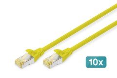 Digitus DK-1644-A-050/Y S/FTP Cat6A Sarı (5m)