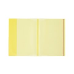 Bigpoint A5 Hazır Defter Kabı 6'lı Paket Şeffaf Sarı 25'li Kutu