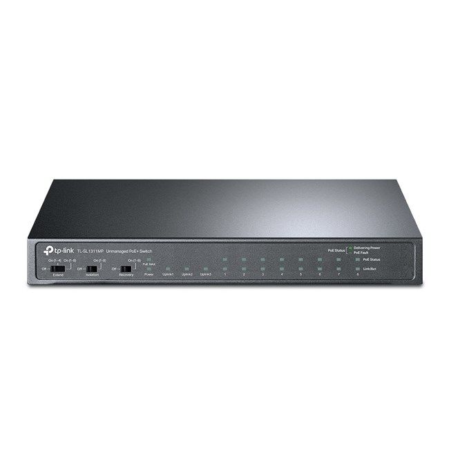 Tp-Link TL-SL1311M 10-Port 10/100Mb-8-Port Gg POE*